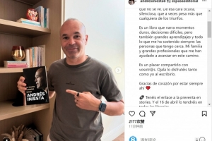 开云数字工具-出书了！伊涅斯塔宣传新书：不仅讲述足球，还有更深层次的内容